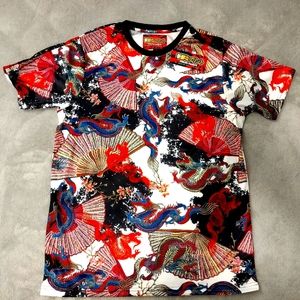 NWT Drill Clothing Co. Dragon Print Shirt
